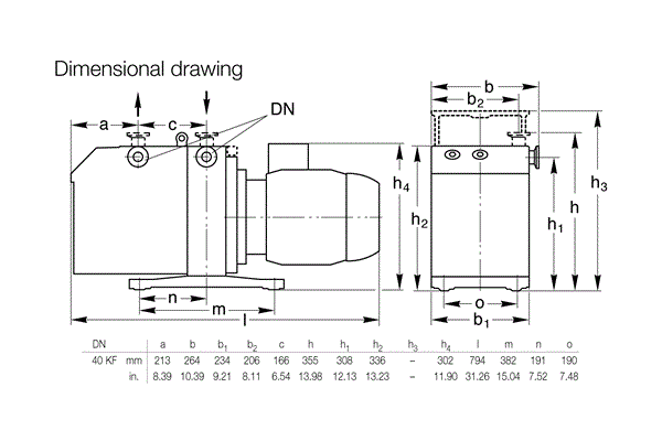 TrivacD65BCS dimensions