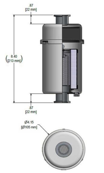 two stage exhaust filter
